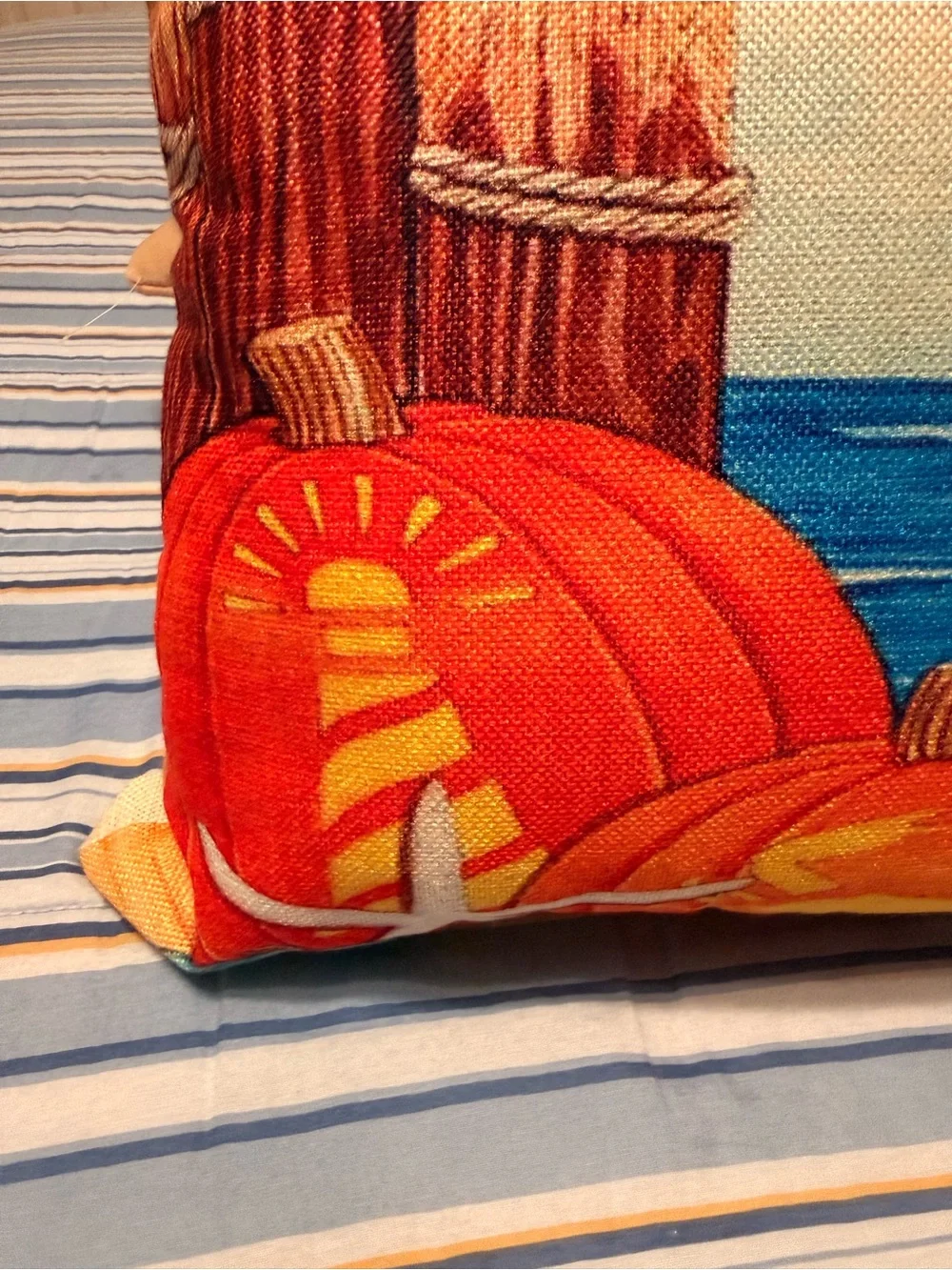 Welcome Fall Decorative Throw Pillow - Multicolor